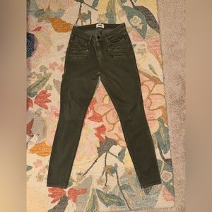 Paige Green Skinny Jeans